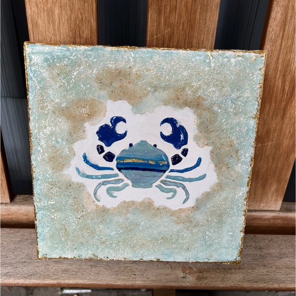 Crab Out Of Water Painting - Picture 3 of 11